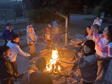 Die Klassen 6c und 6d im Schullandheim