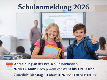 Schulanmeldung Klasse 5